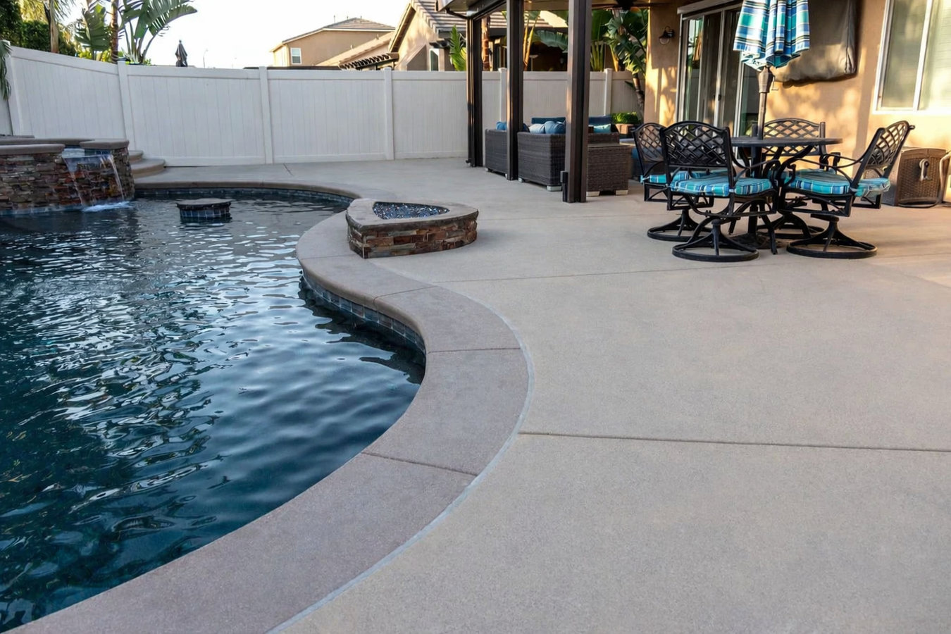 Concrete pool decks in Casper, WY