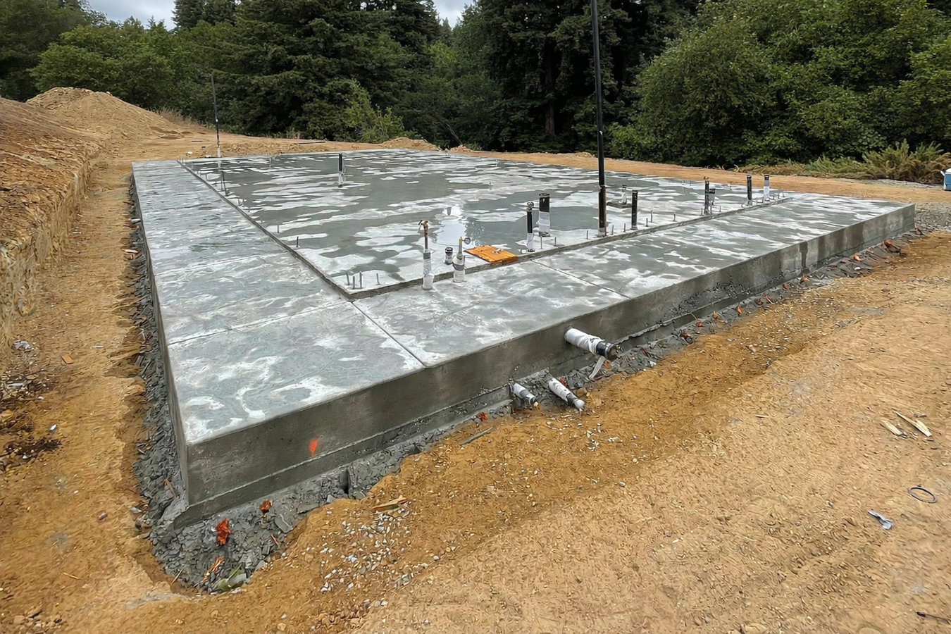 Slab foundation building in Casper, WY